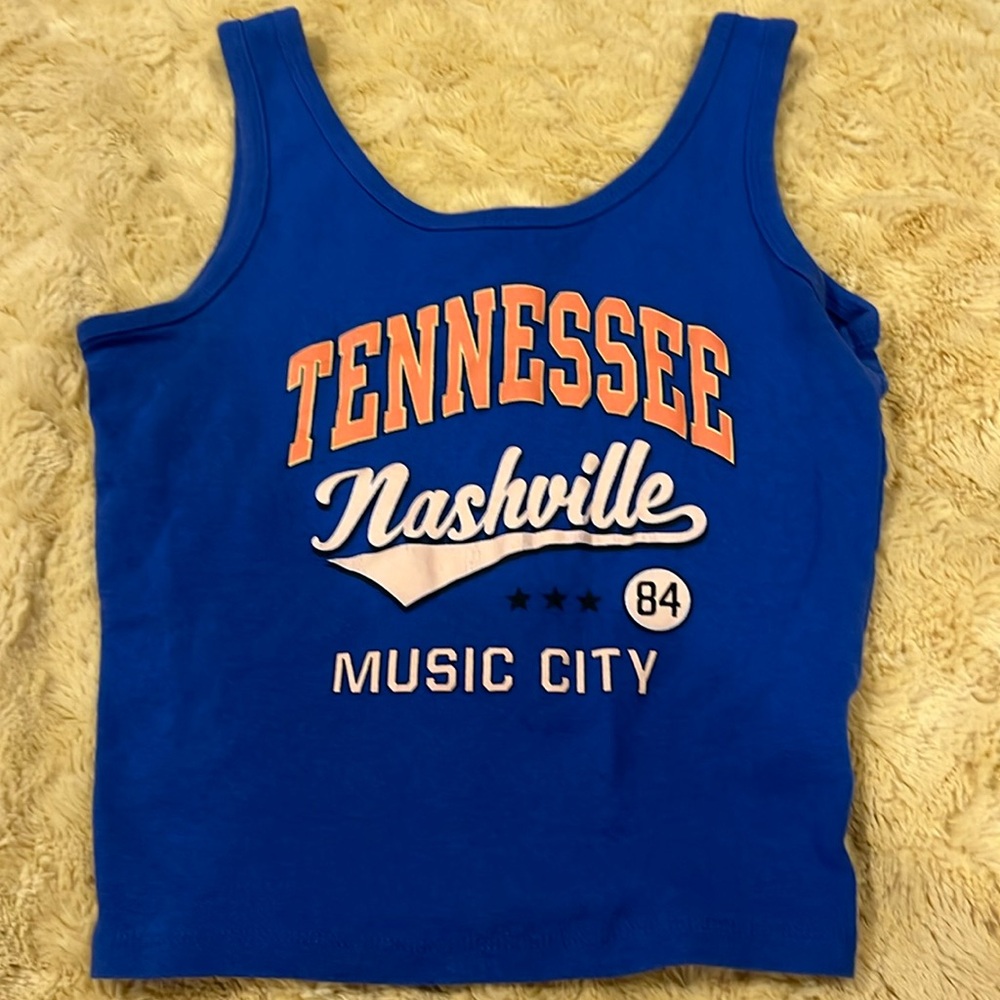 cropped nashville tank top